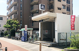 北加賀屋2番出口前